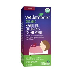 Wellements Children's Organic Nighttime Cough Syrup, 4 OZ