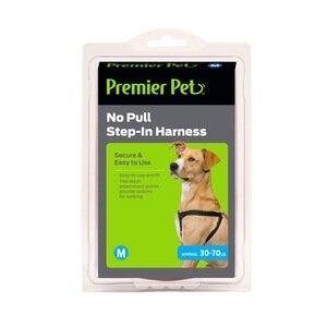 Premier Pet No Pull Step-In Harness, Black, Medium, 30-70 Lb Dog , CVS