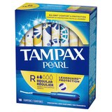 Tampax Pearl Tampons with LeakGuard Braid, Unscented, Regular, thumbnail image 3 of 9