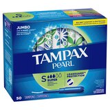 Tampax Pearl Tampons with LeakGuard Braid, Unscented, Super, thumbnail image 4 of 9