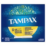 Tampax Cardboard Tampons, Unscented, Regular, 40 CT, thumbnail image 2 of 9