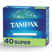 Tampax Cardboard Tampons, Unscented, Super
