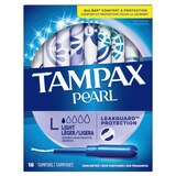 Tampax Pearl Tampons with LeakGuard Braid, Unscented, Light, thumbnail image 2 of 9