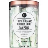 L. Organic Cotton Regular Tampons, 30 CT, thumbnail image 1 of 3