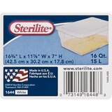 Sterilite Storage Box With Lid, 16 Quarts, thumbnail image 3 of 4