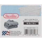 Sterilite Storage Box With Lid, 16 Quarts, thumbnail image 4 of 4