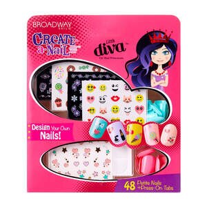 KISS Broadway Little Diva Create-a-Nail Art Kit - 1 , CVS