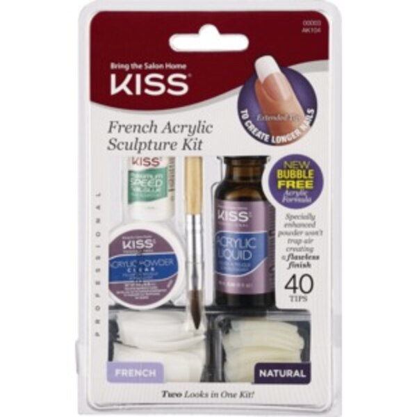 Cargado dulce cubrir Kiss - Kit de manicura francesa con acrílico | Pick Up In Store TODAY at CVS