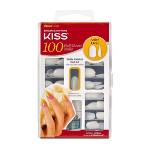 KISS 100 Count Nails, Active Oval , CVS