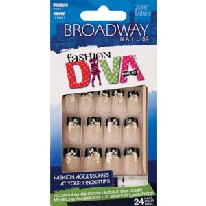Kiss Broadway Nails Fashion Diva Medium Length Nail Kit