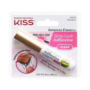 Kiss - Adhesivo para pestañas postizas, transparente, premium