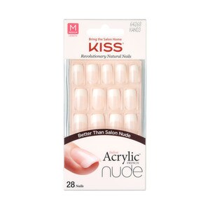  Kiss Salon Acrylic Nude, 1 Pack, 28CT, Cashmere 