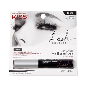 KISS Lash Couture Adhesive, Black- Brush-on , CVS