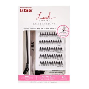 Reseñas de clientes: KISS Lash Couture Luxtension 3D - Kit de extensiones  de pestañas postizas - CVS Pharmacy