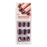 KISS imPRESS Press-on Manicure, 30CT, Attention, thumbnail image 1 of 3