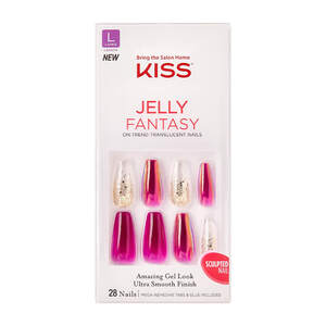 KISS Jelly Fantasy On-Trend Translucent Nails, 28 Ct, Jelly Dream - 1 , CVS