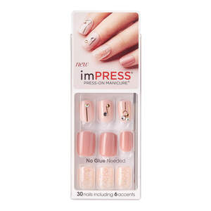 KISS ImPRESS Press-on Manicure, 30 Ct, Brilliant - 1 , CVS
