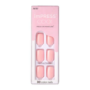KISS ImPRESS Color Press-on Manicure - Pick Me Pink - 1 , CVS