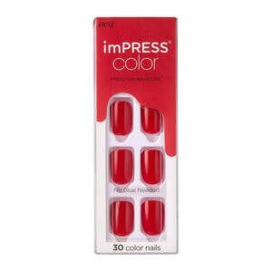 KISS ImPRESS Color Press-on Manicure - Reddy Or Not - 1 , CVS