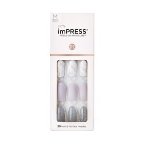 KISS ImPRESS Press-on Manicure, Medium, Almond, 30 Count - 1 , CVS