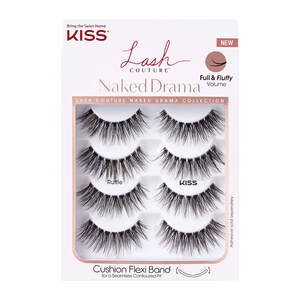 KISS Lash Couture Naked Drama False Eyelashes Multipack, 4CT