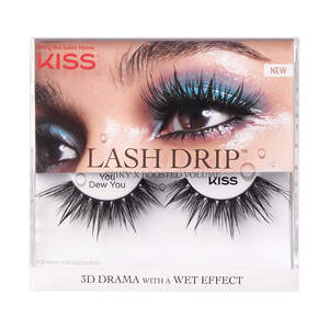 KISS Lash Drip Spiky X Boosted Volume Wet Look False Eyelashes