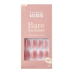 KISS Bare But Better Sculpted Nude Fake Nails, Nude Nude, 28 Count - 1 , CVS