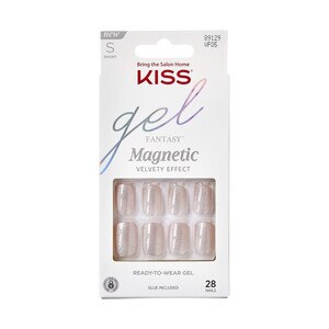 KISS Gel Fantasy Magnetic Velvety Fake Nails, Dignity, 28 Count , CVS