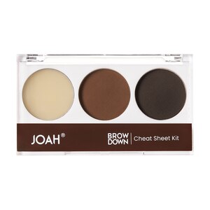 JOAH Brow Down Cheat Sheet Brow Kit, Black Brown , CVS