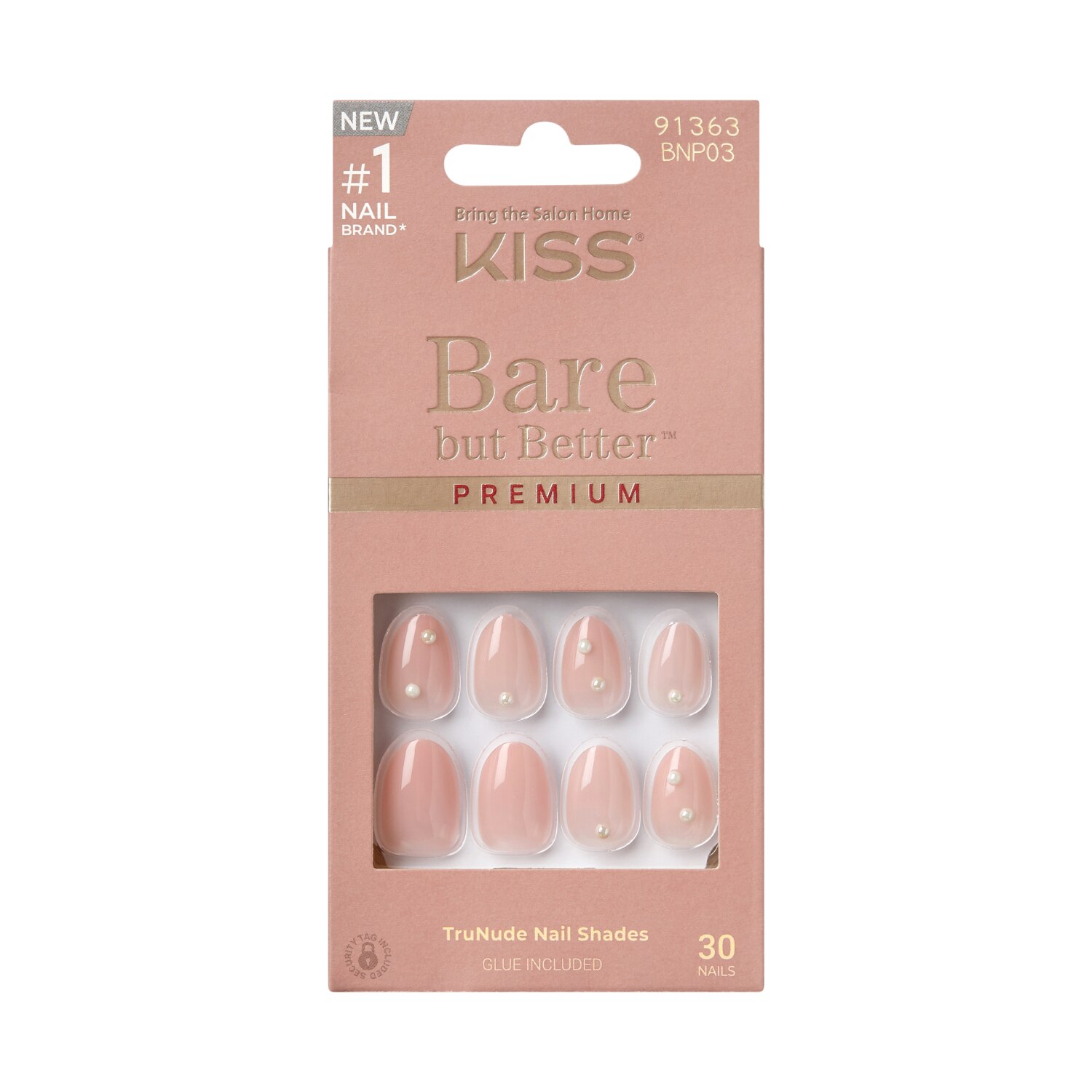 KISS Bare But Better Nude False Nails, Slay , CVS