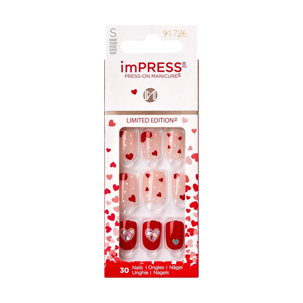 KISS ImPRESS Press-On Nails, Love Lesson , CVS