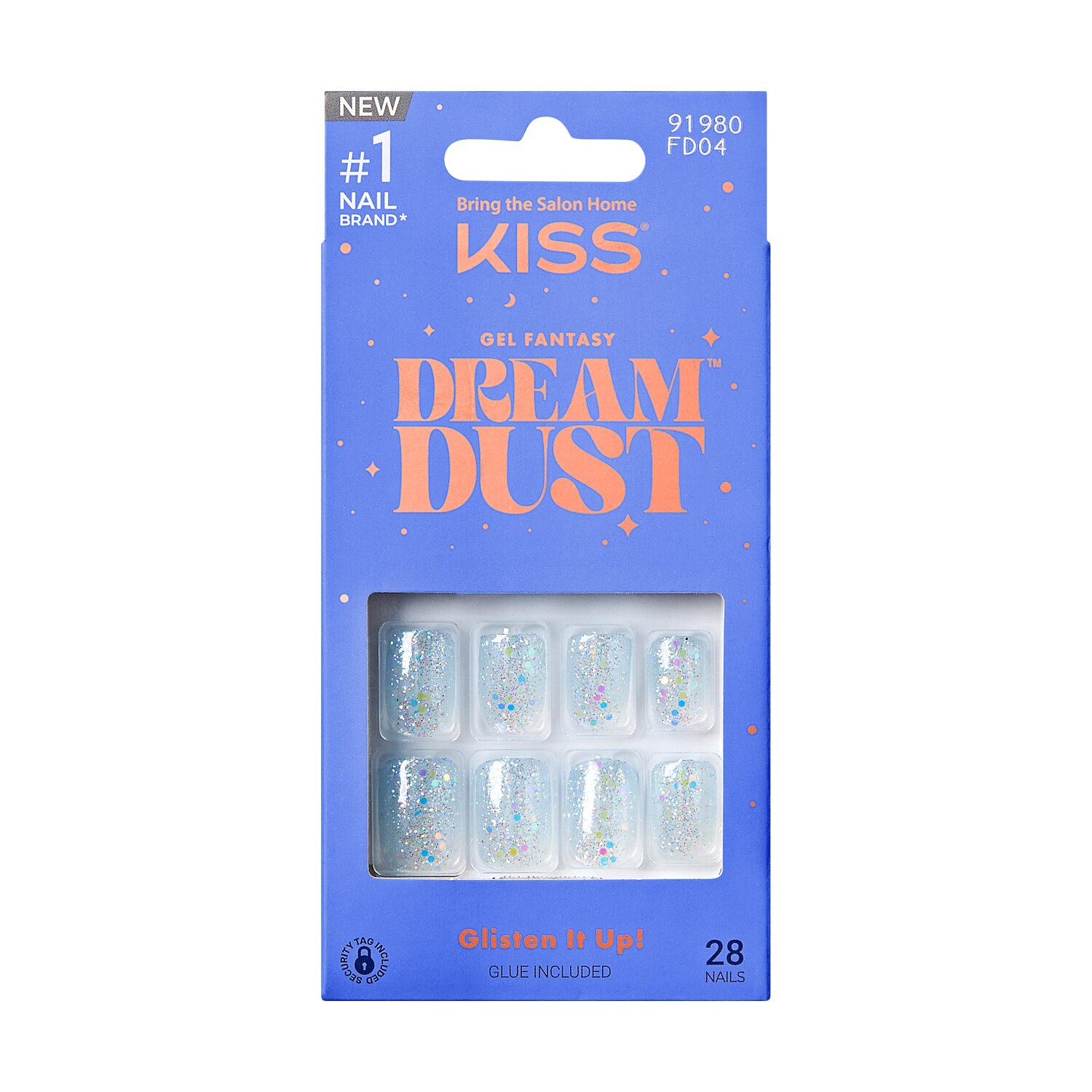 KISS Gel Fantasy Dreamdust Nails, Champagnes , CVS