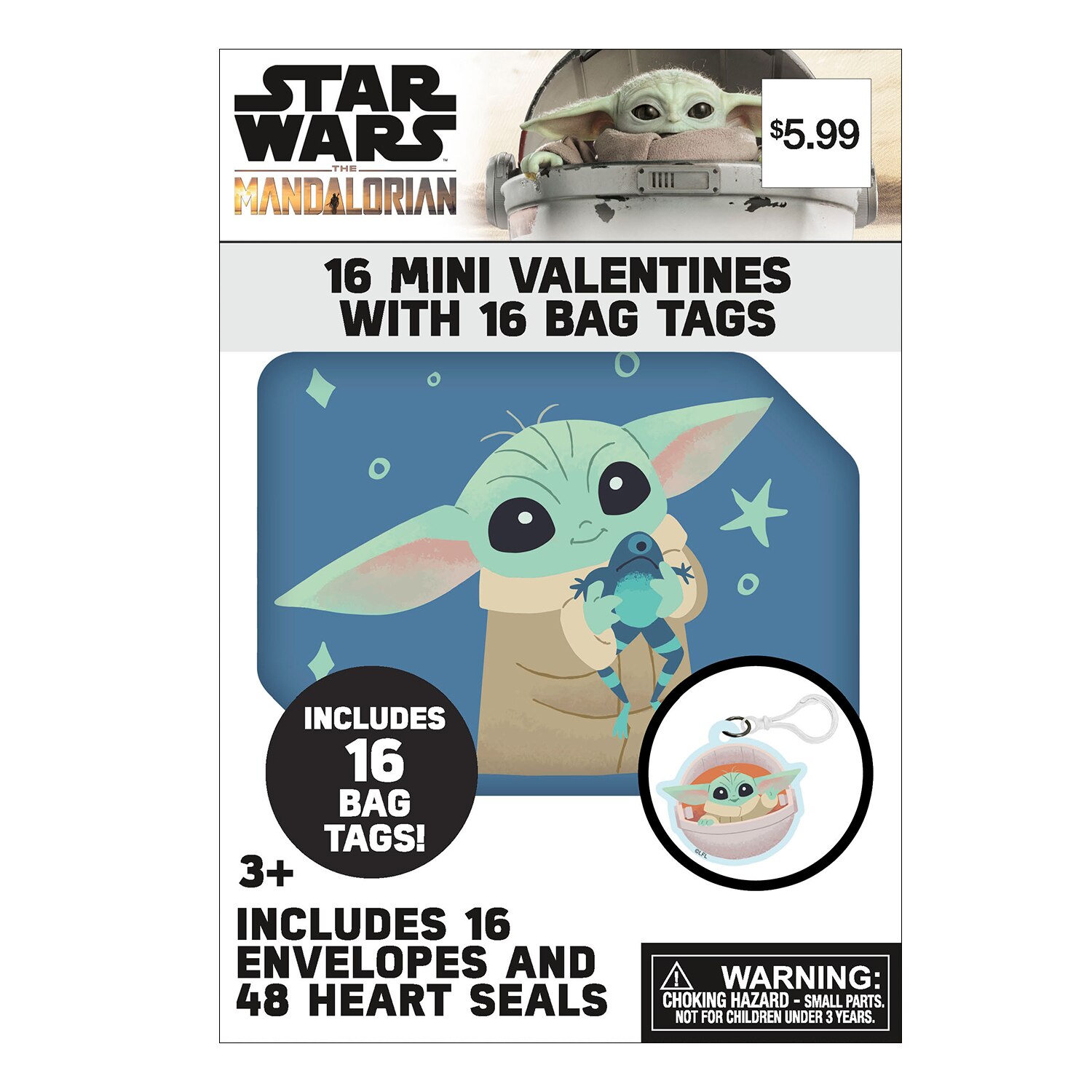Disney Star Wars: The Mandalorian Mini Valentines With Bag Tags, 16ct , CVS