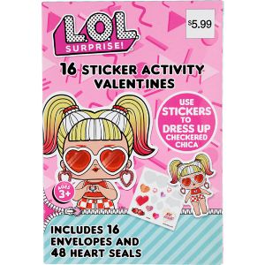 L.O.L. Surprise! Sticker Activity Valentines, 16ct , CVS
