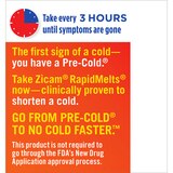 Zicam Cold Remedy RapidMelts, 25 CT, thumbnail image 3 of 4
