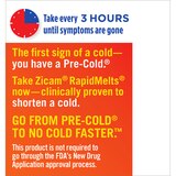 Zicam Cold Remedy RapidMelts, 25 CT, thumbnail image 3 of 4