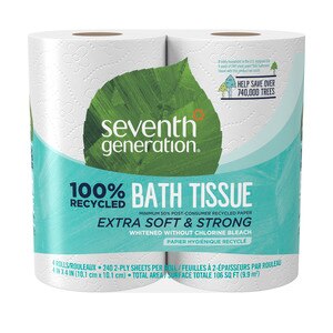 Seventh Generation 100% Recycled Bath Tissue, 4 Ct - 240 , CVS
