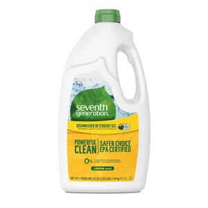 Seventh Generation Plant Based Dishwasher Detergent Gel, Lemon, 42 OZ