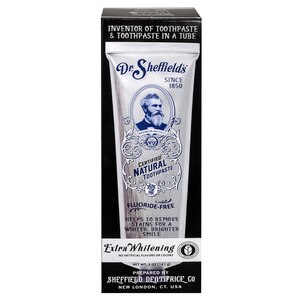 Dr Sheffields Premium Natural Extra Whitening Toothpaste, 5 OZ