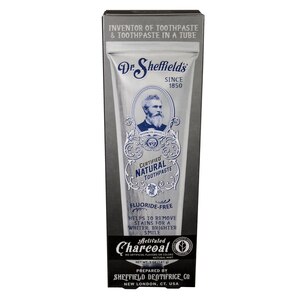 Dr. Sheffield's Certified Natural Charcoal Toothpaste