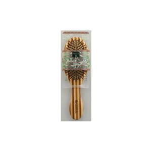 Earth Therapeutics - Cepillo de bambú acolchado con pines barnizados