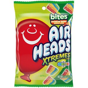 Airheads Xtremes Sweetly Sour Rainbow Berry Bites Candy, 3.8 OZ