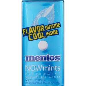 Mentos Now - Mentas, Peppermint, 1.09 oz