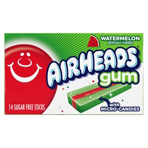 AirHeads Watermelon Gum With Micro-Candies, 14 Ct - 1.185 Oz , CVS