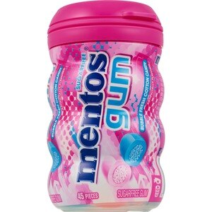 Mentos Sugarfree Gum Bubblefresh Cotton Candy