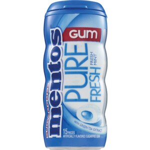 Mentos Pure Fresh Sugarfree Gum, Fresh Mint, 15 Ct , CVS