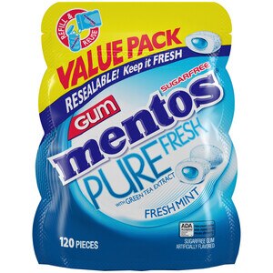 Mentos Pure Fresh Fresh Mint Gum, 120 Ct - 8.5 Oz , CVS