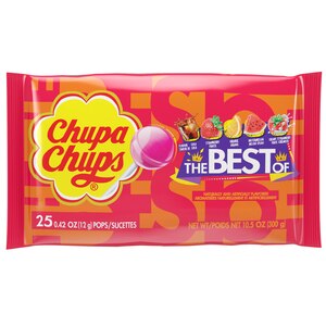 Chupa Chups "The Best Of" - Paletas de sabores surtidos, 25 u.