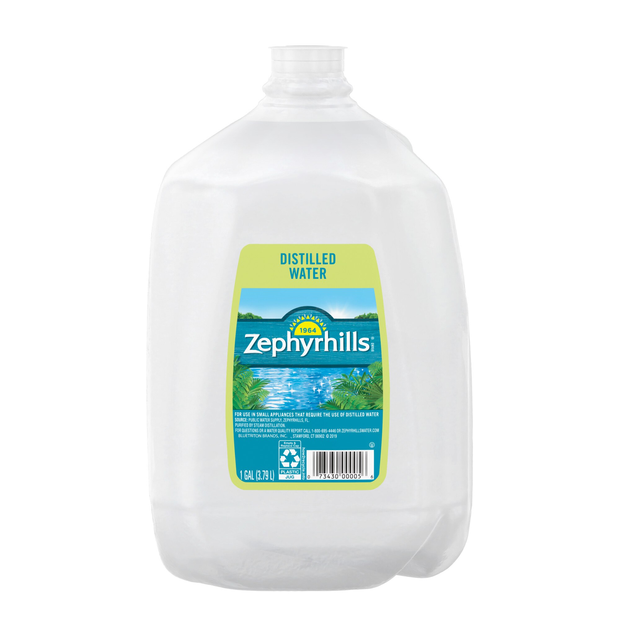 UPC 073430000056 product image for Zephyrhills Brand Distilled Water, 1 G - 128 oz | CVS | upcitemdb.com