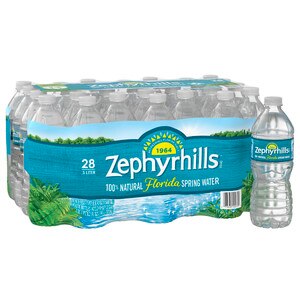 Zephyrhills 100% Natural Spring Water Plastic Bottle 16.9 OZ, 28 Ct , CVS